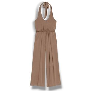 Old Navy Brown Halter Jumpsuit